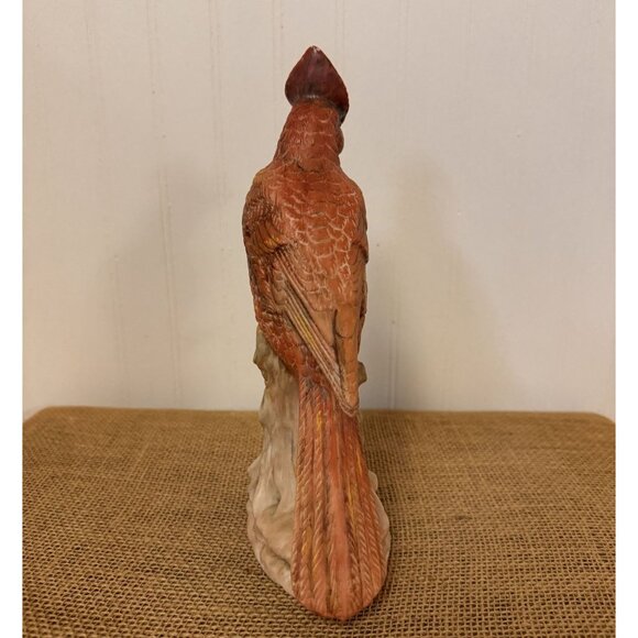 Vintage Hand-Painted Ceramic Cardinal Bird Figurine - Picture 5 of 10